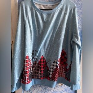 Unbranded size 2XL Christmas tree sweatshirt